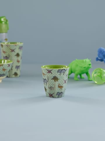 Rice melamine cup medium - New Dino - RICE