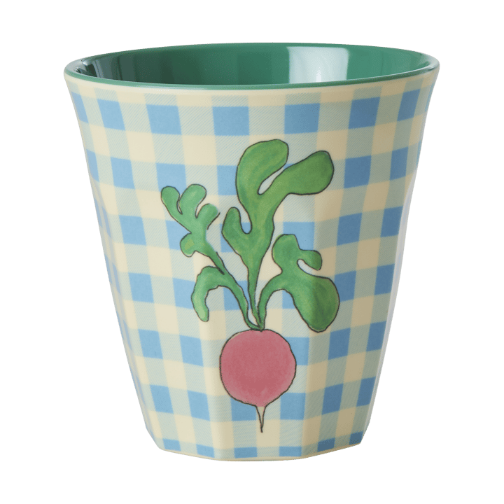 Rice melamine cup medium - Ravishing Radish - RICE