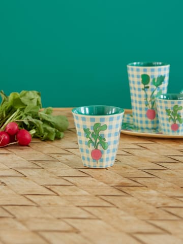 Rice melamine cup medium - Ravishing Radish - RICE