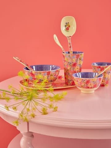 Rice melamine cup medium - Swedish Flower - RICE