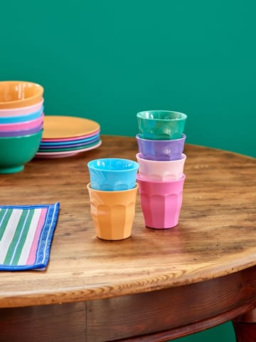 Rice melamine cup small 6-pack - Multi - RICE