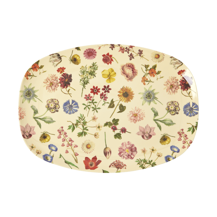 Rice melamine plate 22x30 cm - Floras Dream - RICE