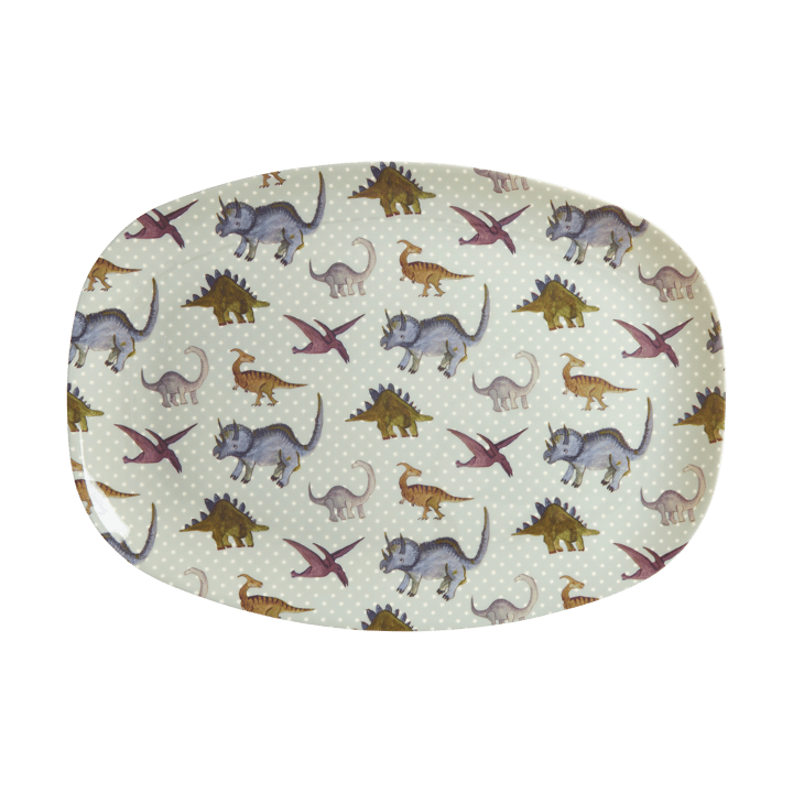 Rice melamine plate 22x30 cm, New Dino RICE