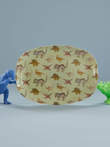 Rice melamine plate 22x30 cm - New Dino - RICE