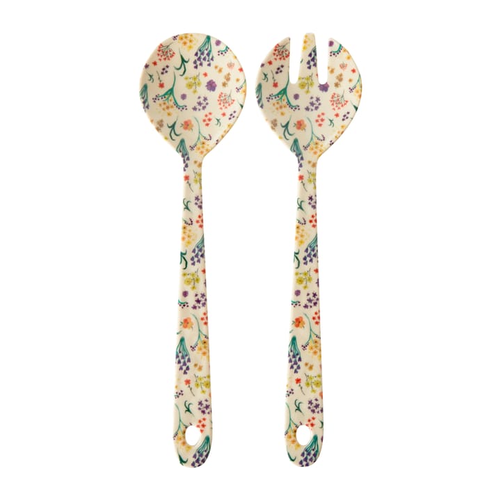 Rice salad servers melamine 2 pieces, Wild flowers RICE