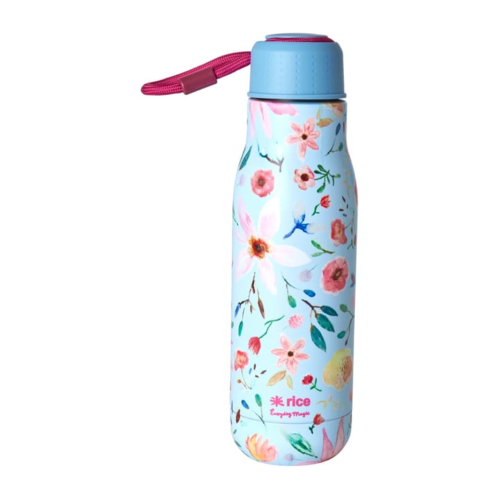 Rice thermos bottle 50 cl, Selma flower-blue RICE