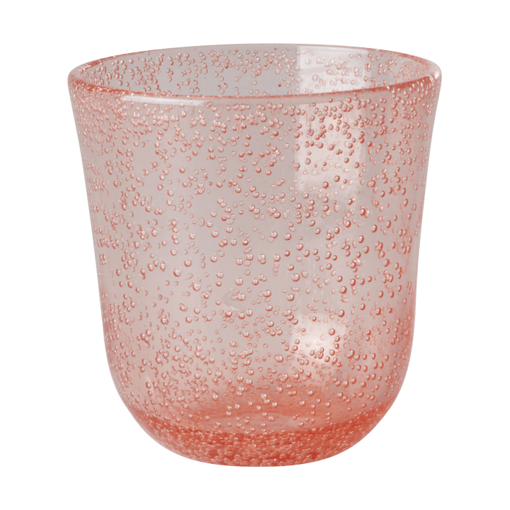 Rice tumbler glass bubble design acrylic 41 cl, Peach RICE