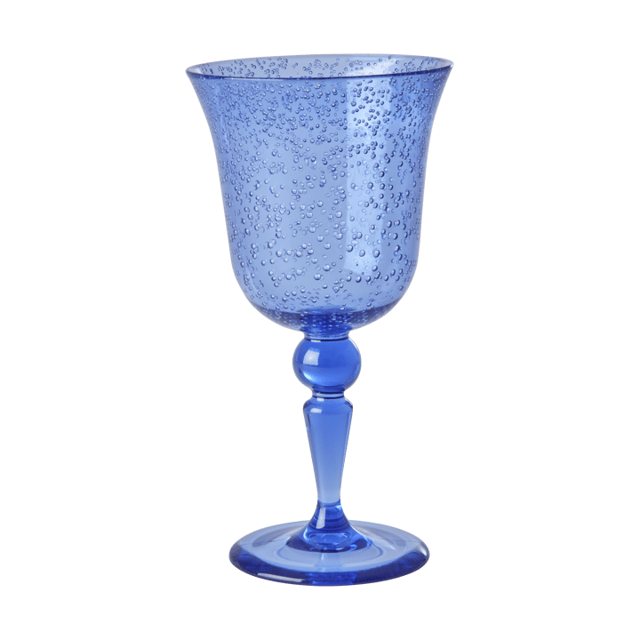 Rice wine glass bubble design 36 cl - Blue - RICE