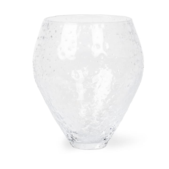 Crushed glass vase medium - Clear - Ro Collection