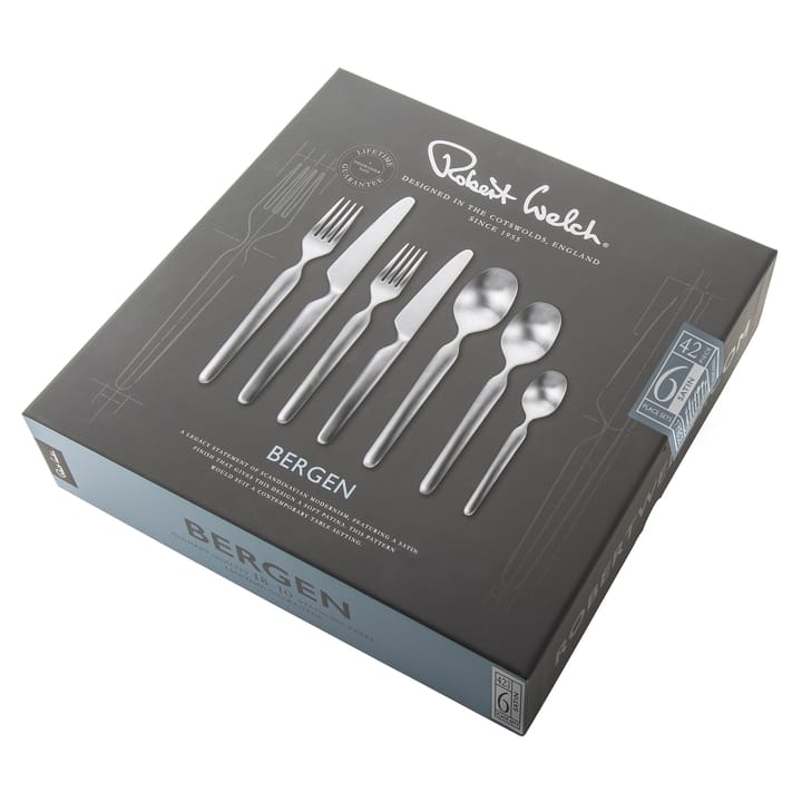 Bergen cutlery set matte, 42 pieces Robert Welch