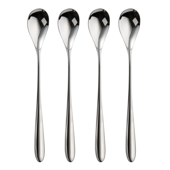 Bourton Bright latté spoon 4 pieces, Stainless steel Robert Welch