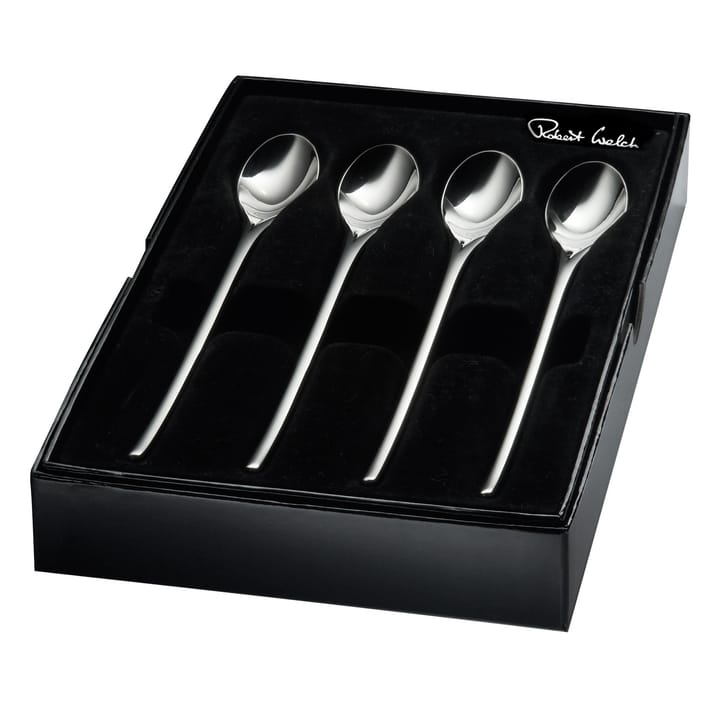 Bud Bright latté spoon 4 pieces, Stainless steel Robert Welch