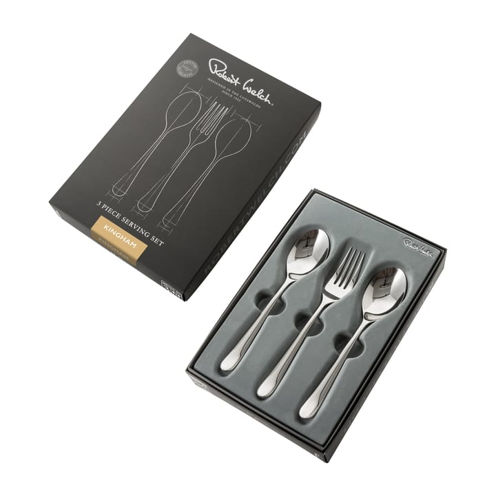 Kingham Bright serving cutlery 3 pieces, Stainless steel Robert Welch