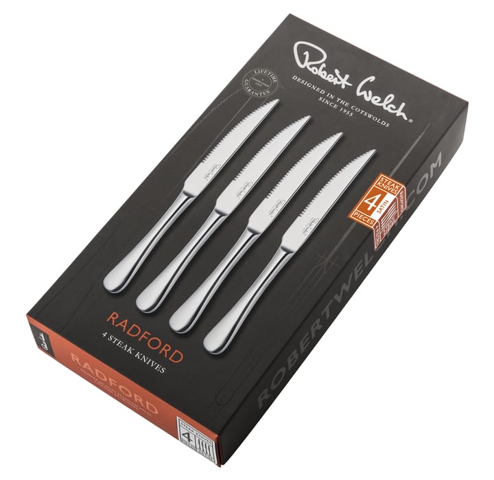 Radford steak knife matte 4 pieces, Stainless steel Robert Welch