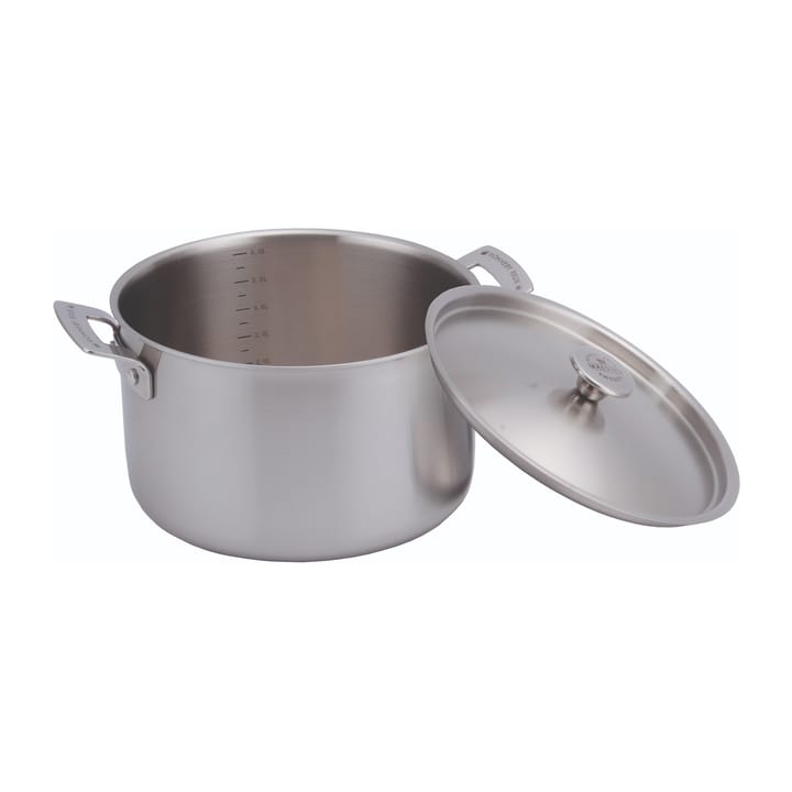 Inox casserole stainless steel sauce pan  lid, 6 l Ronneby Bruk