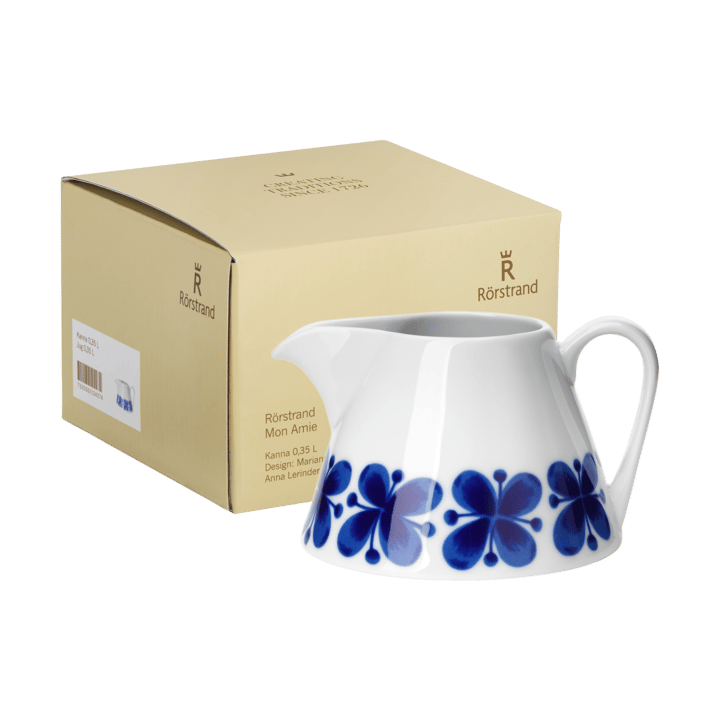 Mon Amie jug 35 cl gift wrap, Blue-white Rörstrand