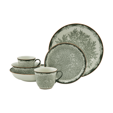 Ostindia Floris deep plate Ø22 cm - Green
 - Rörstrand