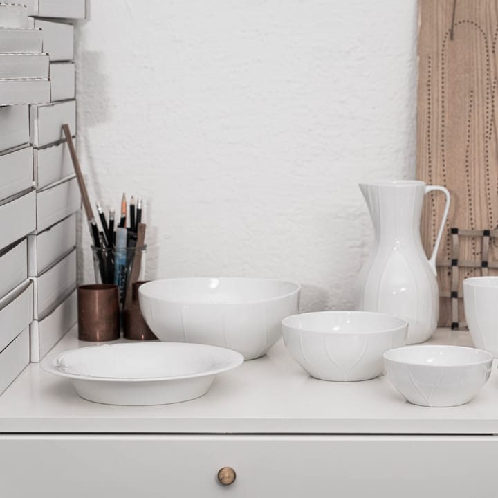 Pli Blanc deep plate 23 cm, White Rörstrand