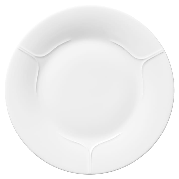 Pli Blanc plate 26 cm, white Rörstrand