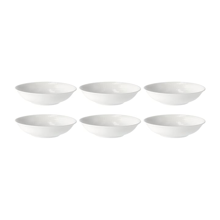 Swedish Grace deep plate 19 cm, 6-pack snow (white) - undefined - Rörstrand