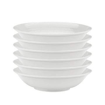 Swedish Grace deep plate 19 cm, 6-pack snow (white) - undefined - Rörstrand