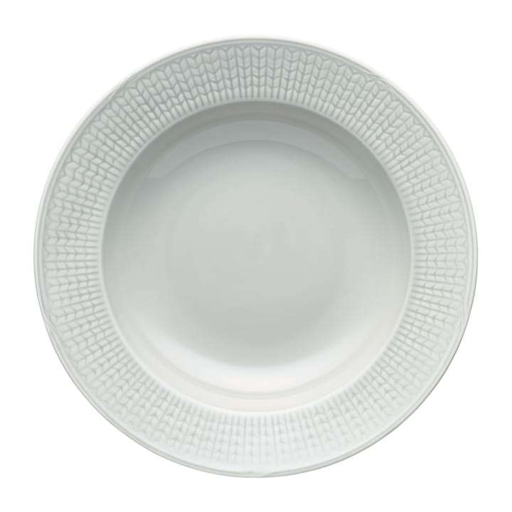 Swedish Grace deep plate 25 cm 6-pack Mist(grey) Rörstrand