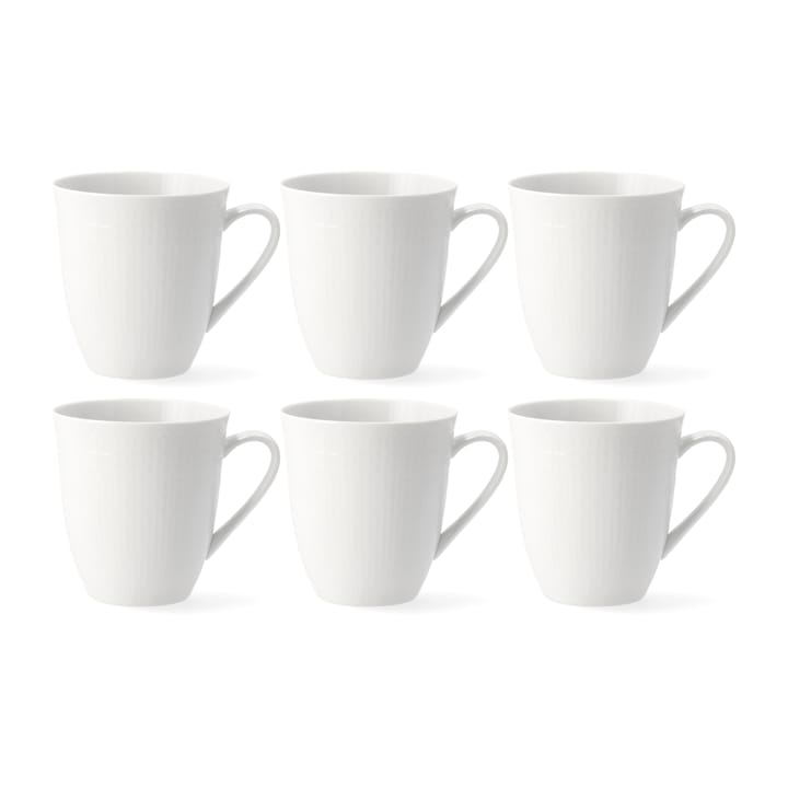 Swedish Grace mug 50 cl, 6-pack snow (white) - undefined - Rörstrand