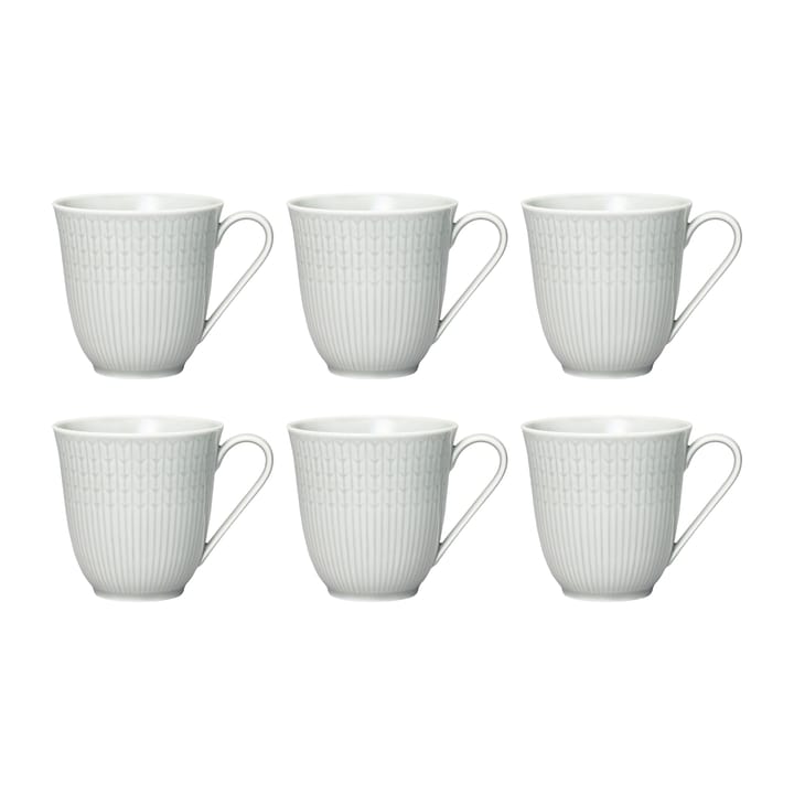 Swedish Grace mug small 6-pack Mist (grey) - undefined - Rörstrand