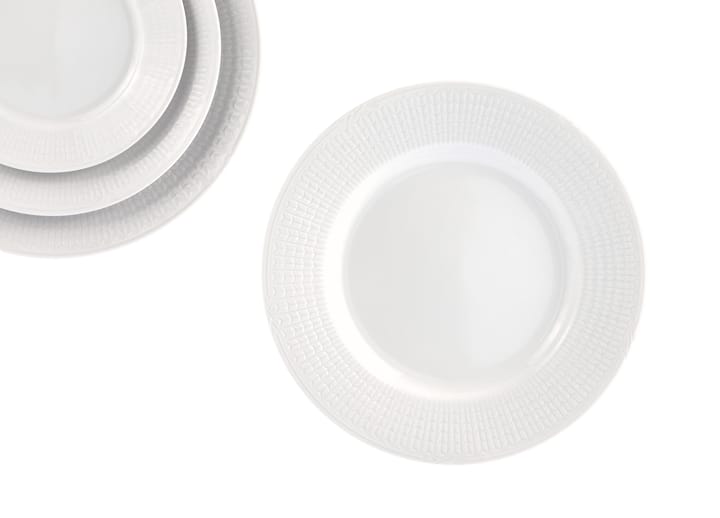 Swedish Grace plate Ø24 cm, Snow (white) Rörstrand