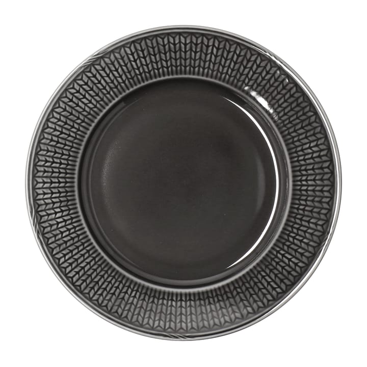 Swedish Grace plate small Ø21 cm - stone (dark grey) - Rörstrand