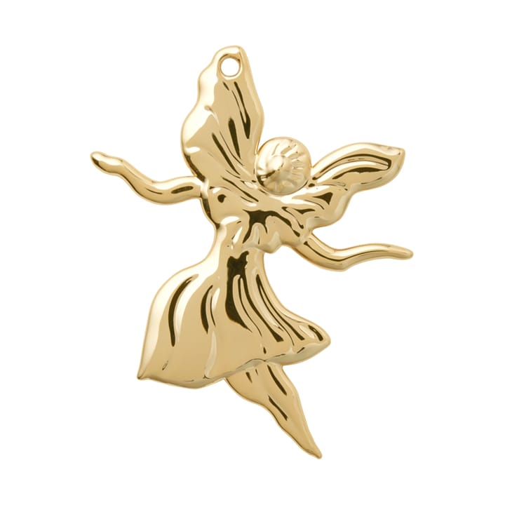 Dancing angel Christmas ornament 7 cm, Gilded Rosendahl