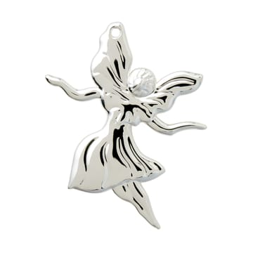 Dancing angel Christmas ornament 7 cm - Silver-plated - Rosendahl