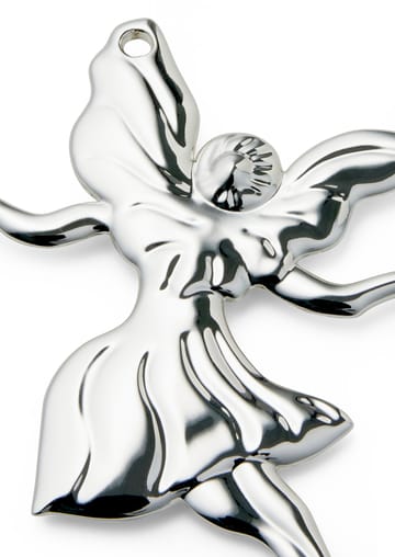 Dancing angel Christmas ornament 7 cm - Silver-plated - Rosendahl