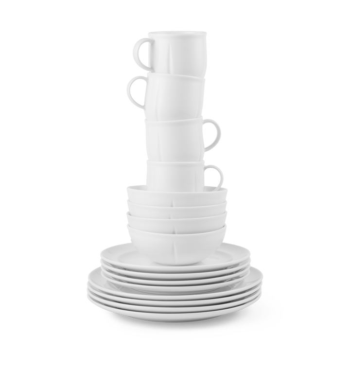 Grand Cru Soft dinnerware set white 16-piece, White Rosendahl