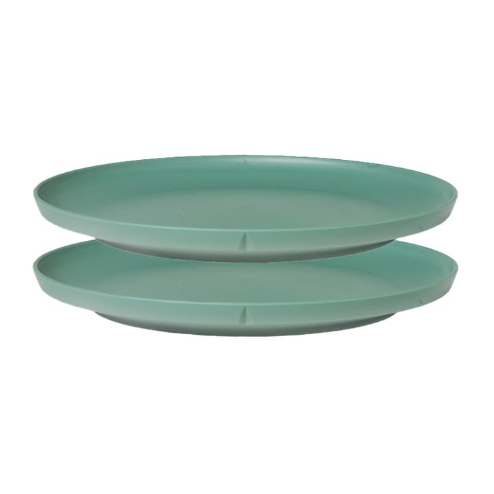 Grand Cru Take melamine plate Ø26 cm 2-pack, Mid green Rosendahl