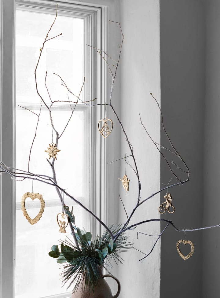 Karen Blixen window decoration Flower heart, Gold Rosendahl