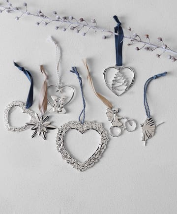 Karen Blixen window decoration Flower heart - Silver - Rosendahl