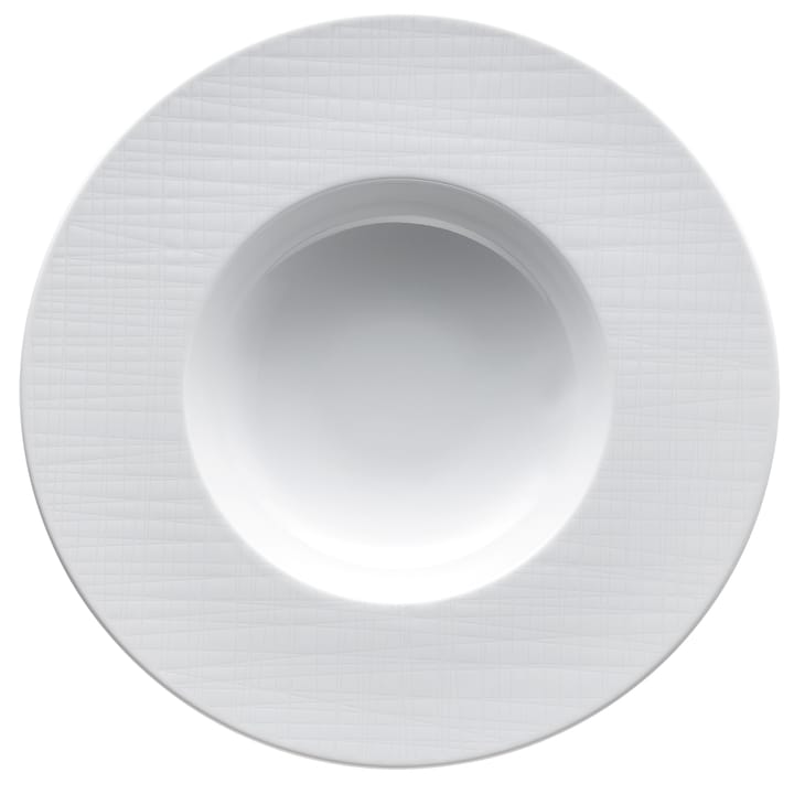 Mesh Rim deep plate 28 cm - White - Rosenthal