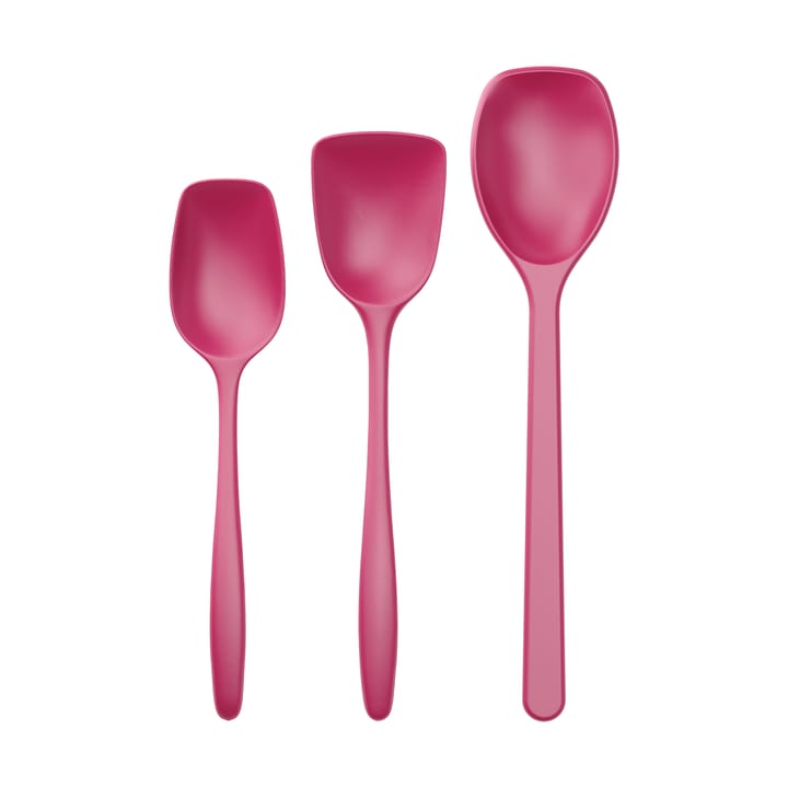 Classic cooking spoon set 3 pieces - Beetroot - Rosti