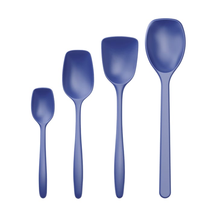 Classic cooking spoon set 4 pieces - Electric blue - Rosti