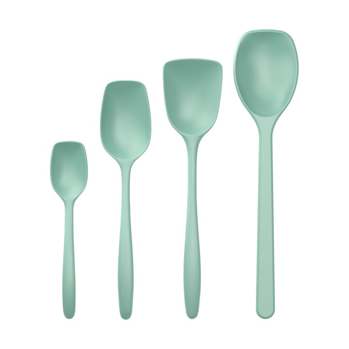 Classic cooking spoon set 4 pieces, Nordic green Rosti