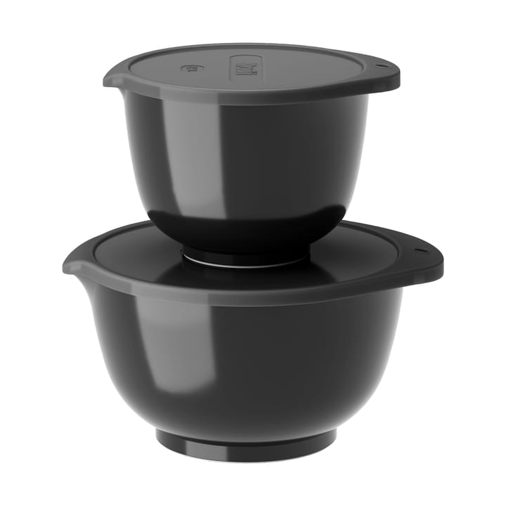 Margrethe bowl set 2-pack, Black edition Rosti