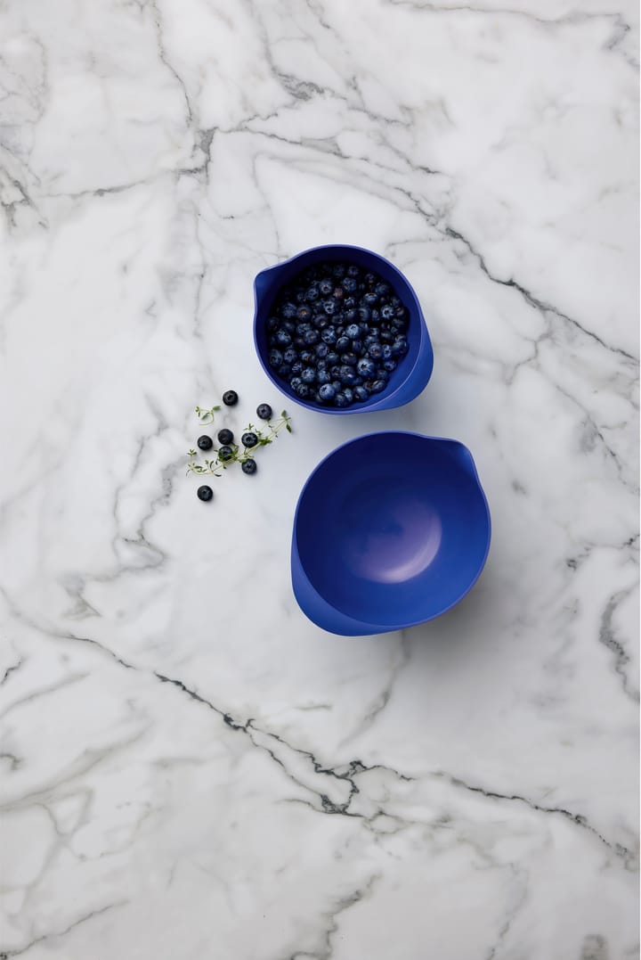 Margrethe bowl set 2-pack, Electric blue Rosti