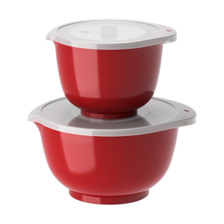 Margrethe bowl set 2-pack, Red Rosti