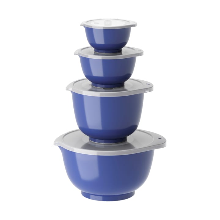 Margrethe bowl set 4-pack, Electric blue Rosti