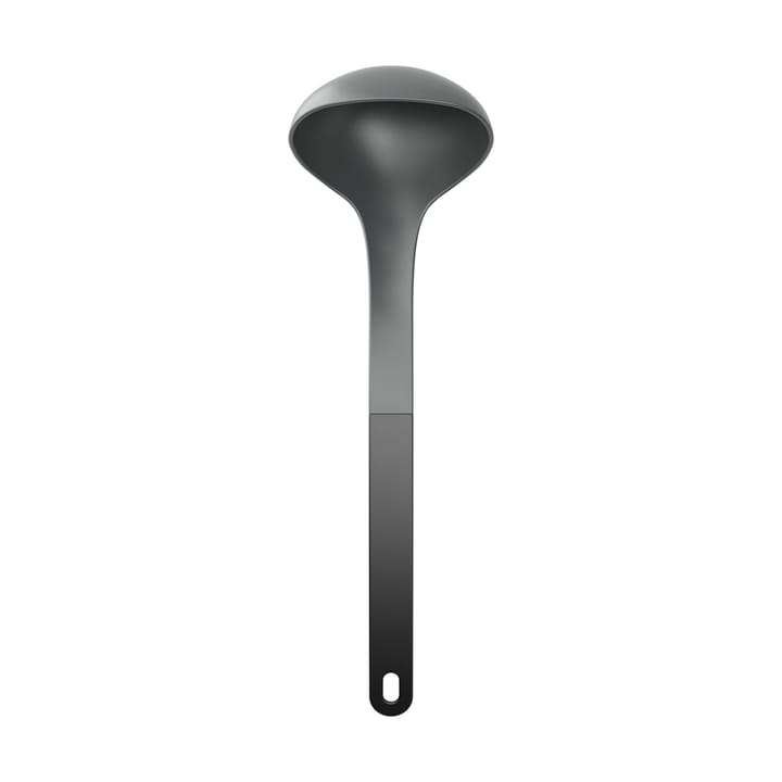 Optima soup ladle 30x9.6, Black Rosti