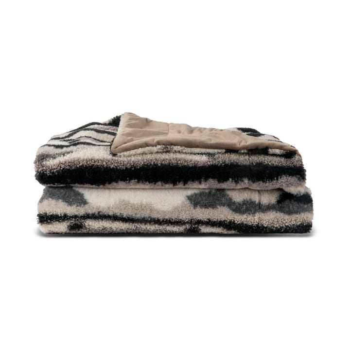 Alba throw blanket 130x170 cm, Gray-black-white Sagaform