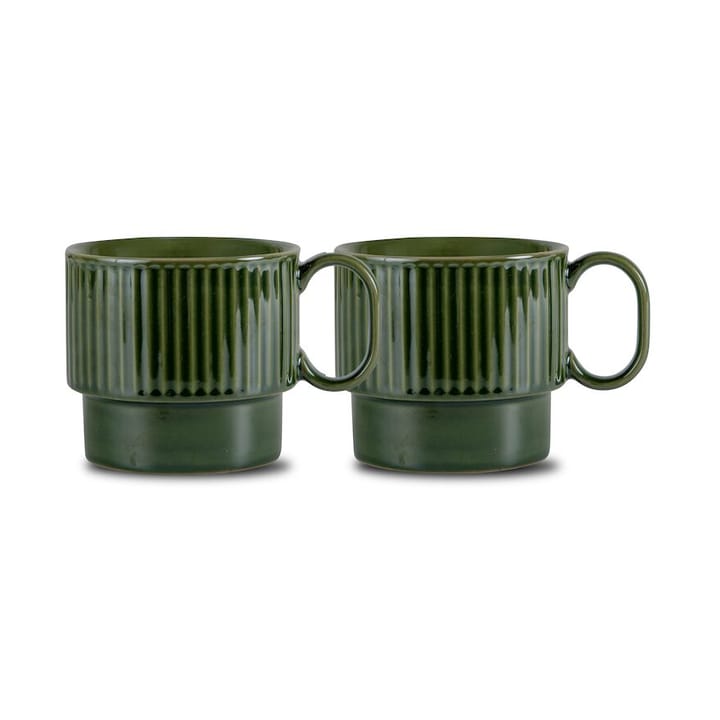 Coffee & More tea mug 2-pack, Green Sagaform