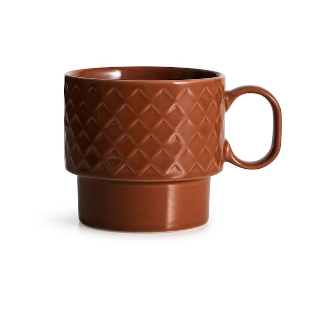 Coffee & More tea mug, Terracotta Sagaform