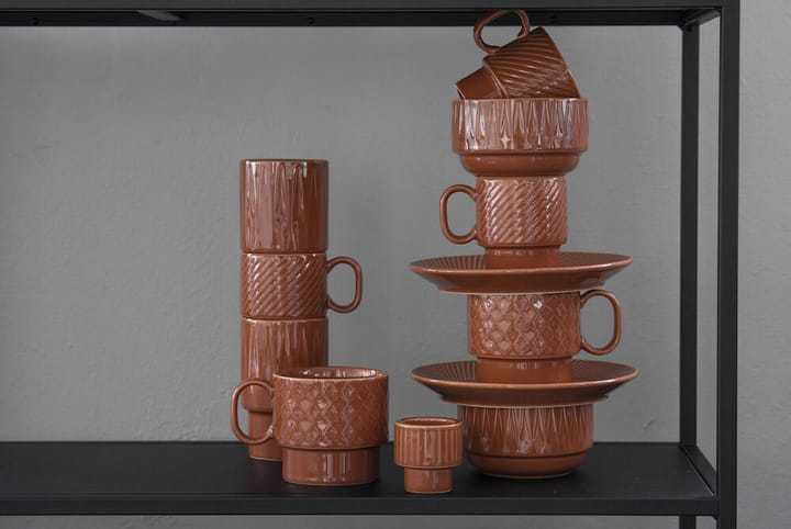 Coffee & More tea mug, Terracotta Sagaform